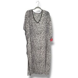 Kate Spade‎ Kaftan Leopard Print Cover Up